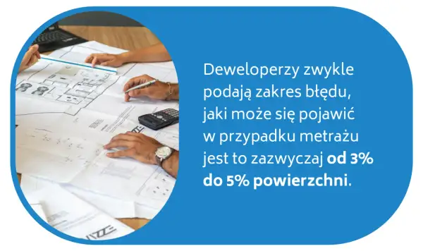 Odbiór domu od dewelopera: błąd metrażu zwykle wynosi 3-5%. Rysunki techniczne i kalkulator pomagają w weryfikacji.