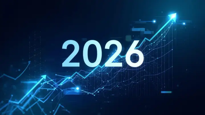 Wzrosty w 2026 roku, jak w indywidualnym centralnym ogrzewaniu. Wykresy i strzałka w górę.